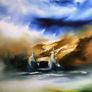 Painting titled "16/04/2013" by Thierry Astier-Dupuy (Adtheo), Original Artwork