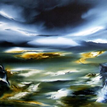 Painting titled "29-06-2013" by Thierry Astier-Dupuy (Adtheo), Original Artwork, Oil