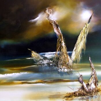 Painting titled "1-07-2013" by Thierry Astier-Dupuy (Adtheo), Original Artwork, Oil