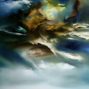 Painting titled "13/10/2013" by Thierry Astier-Dupuy (Adtheo), Original Artwork, Oil