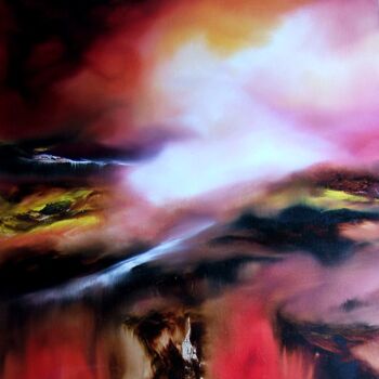 Painting titled "21/06/2014" by Thierry Astier-Dupuy (Adtheo), Original Artwork, Oil