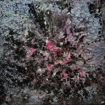 Painting titled "Nocturne 12" by Thierry Blanc (T3L), Original Artwork, Enamel