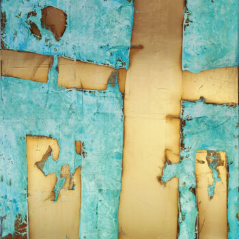 Картина под названием "Crucifixion" - Thierry Brusquet, Подлинное произведение искусства, Акрил