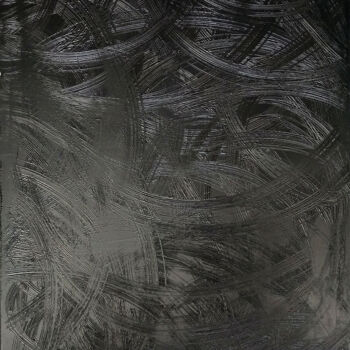 Peinture intitulée "black fusion monoch…" par Thierry Brusquet, Œuvre d'art originale, Acrylique Monté sur Châssis en bois