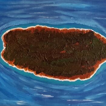 Painting titled "LOST" by Thierry Deluc, Original Artwork, Acrylic