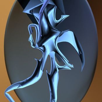 Digital Arts titled "Dancer One" by Wub, Original Artwork, Digital Painting