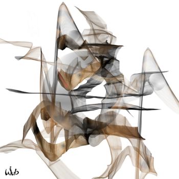 Digital Arts με τίτλο "Douce brise" από Wub, Αυθεντικά έργα τέχνης, Ψηφιακή ζωγραφική