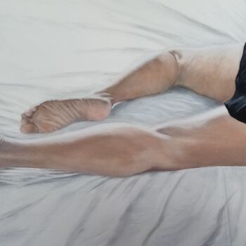 Peinture intitulée "Jeu de jambes" par Thierry Durand, Œuvre d'art originale, Acrylique Monté sur Châssis en bois