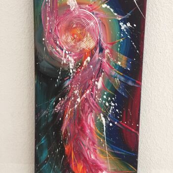 Painting titled "Surfing" by Thierry Franceschi, Original Artwork