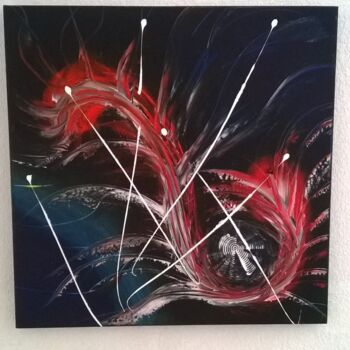 Painting titled "Space" by Thierry Franceschi, Original Artwork