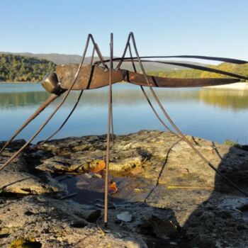 Escultura titulada "20 pour sang" por Thierry Gall, Obra de arte original