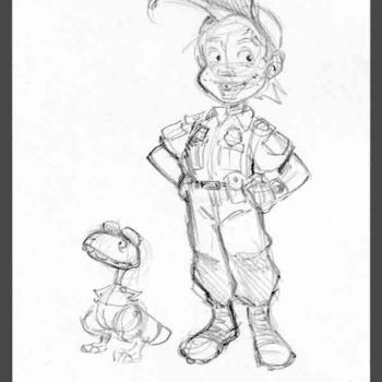 "leo-policier-100.jpg" başlıklı Dijital Sanat Thierry Goulard tarafından, Orijinal sanat