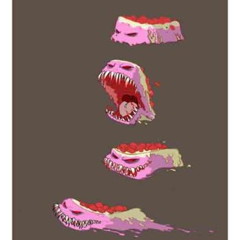 Digitale Kunst mit dem Titel "cake-quiveux-copie.…" von Thierry Goulard, Original-Kunstwerk