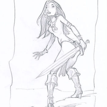 "amazone1.jpg" başlıklı Dijital Sanat Thierry Goulard tarafından, Orijinal sanat