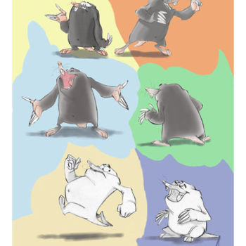 "toon-taupe.jpg" başlıklı Dijital Sanat Thierry Goulard tarafından, Orijinal sanat