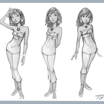 "3-lea.jpg" başlıklı Tablo Thierry Goulard tarafından, Orijinal sanat