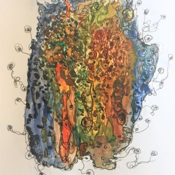 "Magma" başlıklı Resim Thierry Guilbert tarafından, Orijinal sanat