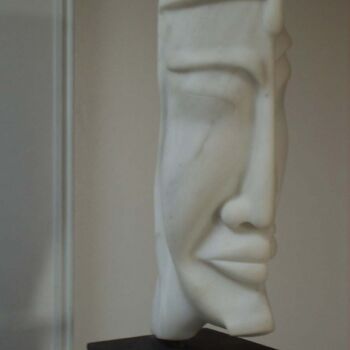 Sculpture titled "ENTITE" by Thierry Herbreteau, Original Artwork, Stone
