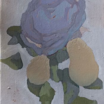 Painting titled "Flower Métastases" by Thierry Lange, Original Artwork, Oil