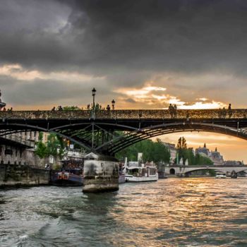 Photography titled "Le pont des arts..." by Thierry Magliulo (Th.Mag), Original Artwork