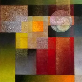 Painting titled "Eclipse 1" by Thierry Robin, Original Artwork