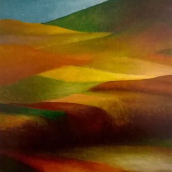 Painting titled "impression irlandai…" by Thierry Robin, Original Artwork, Gouache