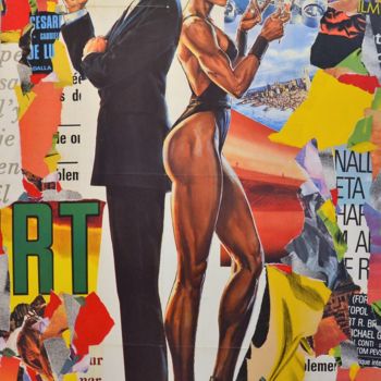 Collages titled "James Bond" by Thierry Spada, Original Artwork
