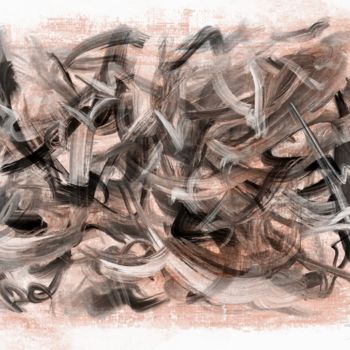 Arts numériques intitulée "Composition Abstrac…" par Thierry Daudier De Cassini, Œuvre d'art originale, Peinture numérique