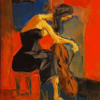 Pittura intitolato "Dure-la-culture" da Thierry Faure, Opera d'arte originale, Olio