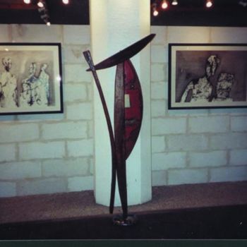 Sculpture titled "Vue 4" by Thierry Roy, Original Artwork