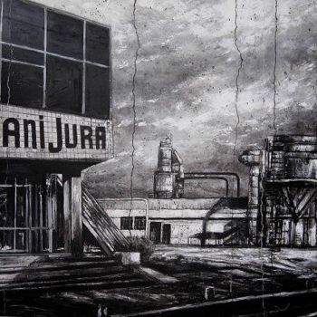 「sani jura」というタイトルの絵画 Thierry Sellemによって, オリジナルのアートワーク, オイル