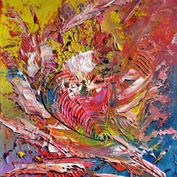 Pintura titulada "romantic-feelings" por Thierry Vobmann, Obra de arte original, Acrílico Montado en Bastidor de camilla de…