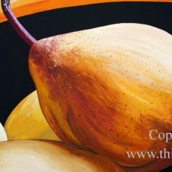 Pintura intitulada "Fruit Bowl I" por Stephen Diggin, Obras de arte originais