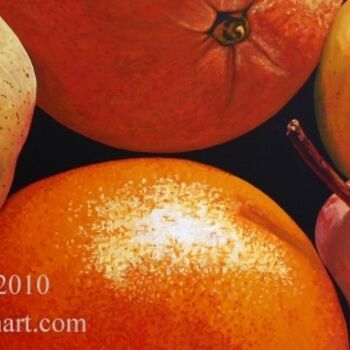 Painting titled "Fruit Bowl II" by Stephen Diggin, Original Artwork