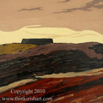 Painting titled "Grianan of Aileach" by Stephen Diggin, Original Artwork