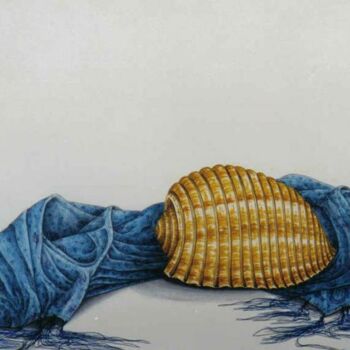 Картина под названием "blau" - Thomai Kontou, Подлинное произведение искусства, Другой