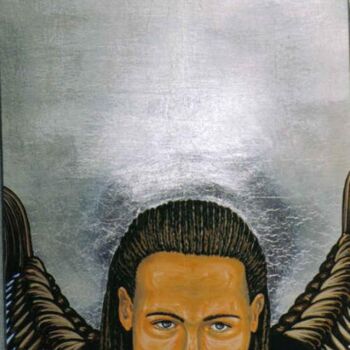 Peinture intitulée "The ANGELS of Thoma…" par Thomai Kontou, Œuvre d'art originale, Autre