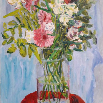 Peinture intitulée "bouquet 1" par Thomas Balivet, Œuvre d'art originale, Huile
