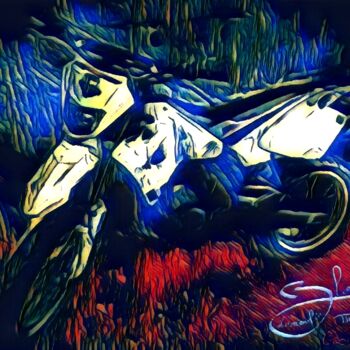 Цифровое искусство под названием "Cromoto" - Thomas Blondeau-Dumoulin, Подлинное произведение искусства, Цифровая живопись У…