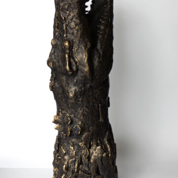 Sculpture intitulée "Saut du crocodile" par Thomas Boury, Œuvre d'art originale, Céramique
