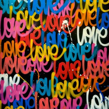 Pintura titulada "Myôô" por Thomas Brémaud (La Pointe), Obra de arte original, Acrílico Montado en Bastidor de camilla de ma…
