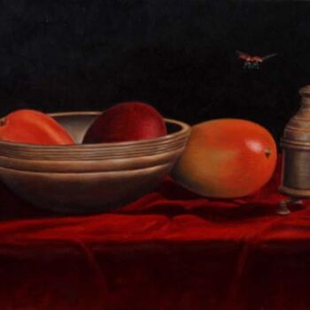Painting titled "nature morte" by Thomas Cambois, Original Artwork