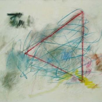 Pintura titulada "Abstract on Paper #…" por Thomas Pierce Mudd, Obra de arte original