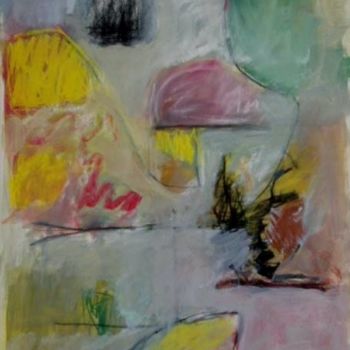Картина под названием "Abstract on Paper #…" - Thomas Pierce Mudd, Подлинное произведение искусства