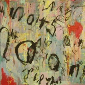 Ζωγραφική με τίτλο "Abstract on Canvas…" από Thomas Pierce Mudd, Αυθεντικά έργα τέχνης, Λάδι