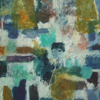 제목이 "Abstract on Canvas…"인 미술작품 Thomas Pierce Mudd로, 원작, 기름