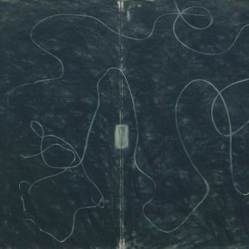 Schilderij getiteld "Abstract on Paper #…" door Thomas Pierce Mudd, Origineel Kunstwerk