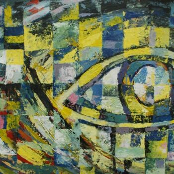 "inner eye [acrylic…" başlıklı Tablo Terra Bantu tarafından, Orijinal sanat, Petrol