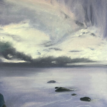 Pittura intitolato "Seascape #2" da Thomas Patchell, Opera d'arte originale, Pastello
