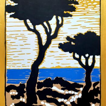 Painting titled "Provence 3" by Thomas Rodet, Original Artwork, Acrylic